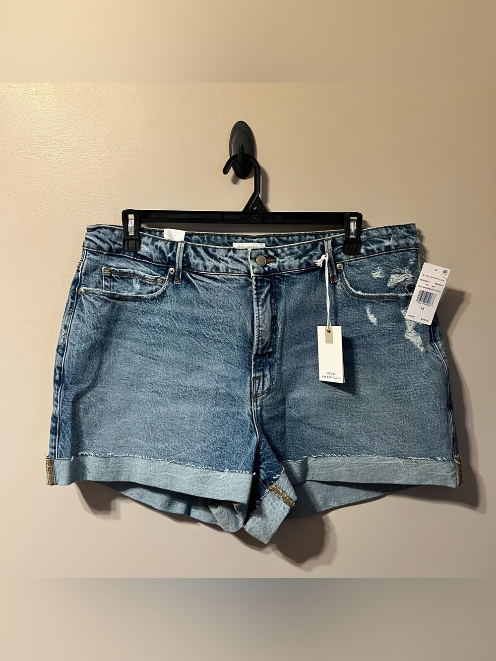NWT Good American Jean Shorts - size 15